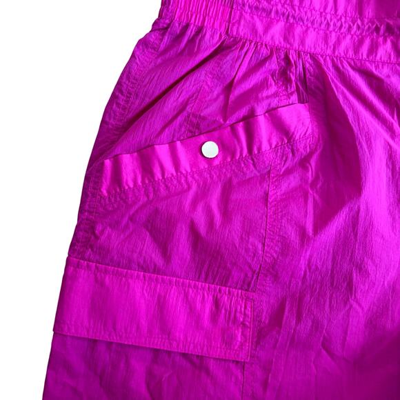 NWT Athleta X Alicia Keys High Waist Utility Pants Rasberry Fuchsia Sz 20 - Picture 11 of 13